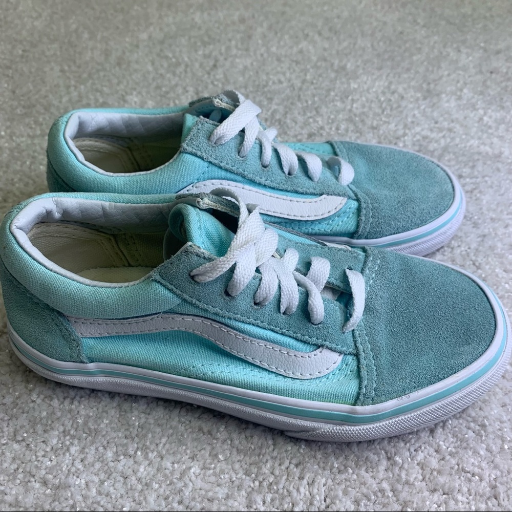 Vans Of The Wall Sneakers Unisex Toddler Green Size 13 Lace Up